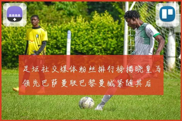 足坛社交媒体粉丝排行榜揭晓皇马领先巴萨曼联巴黎曼城紧随其后